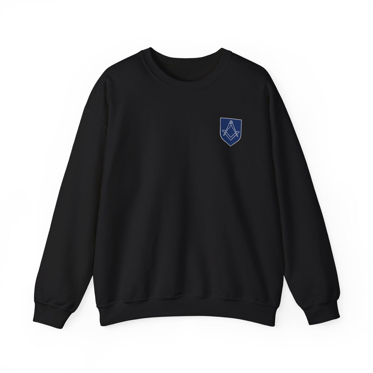Master Mason Blue Lodge Sweatshirt - Silver Square & Compasses
