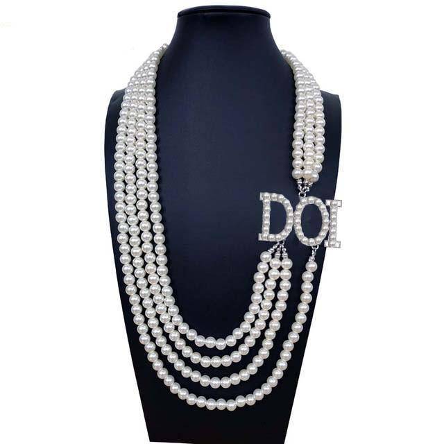 DOI Necklace - Pearl - Bricks Masons