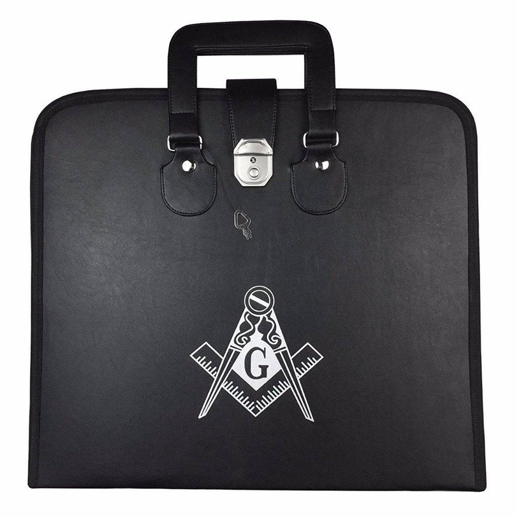 Master Mason Blue Lodge Apron Case - Multiple Colors Square & Compass G MM/WM - Bricks Masons