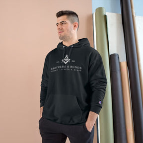 Master Mason Blue Lodge Hoodie - Square & Compass & Bee - Bricks Masons