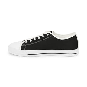 Royal Ark Mariner Sneaker - Low Top Sneaker Black & White Golden Emblem - Bricks Masons
