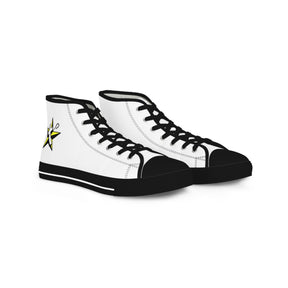 The Order of the White Shrine of Jerusalem Sneaker - High Top Black & White - Bricks Masons