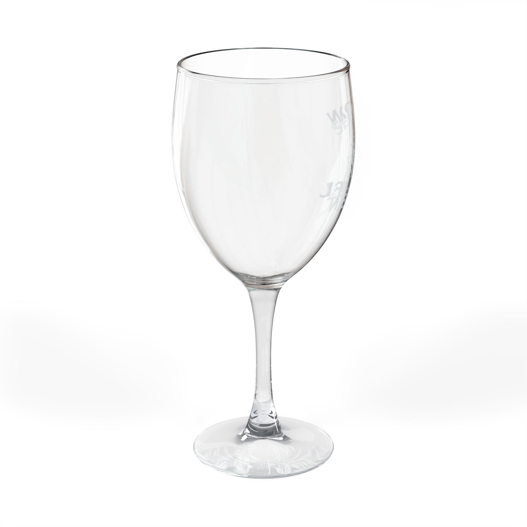 Master Mason Blue Lodge Wine Glass - Served On The Level Square & Compass G