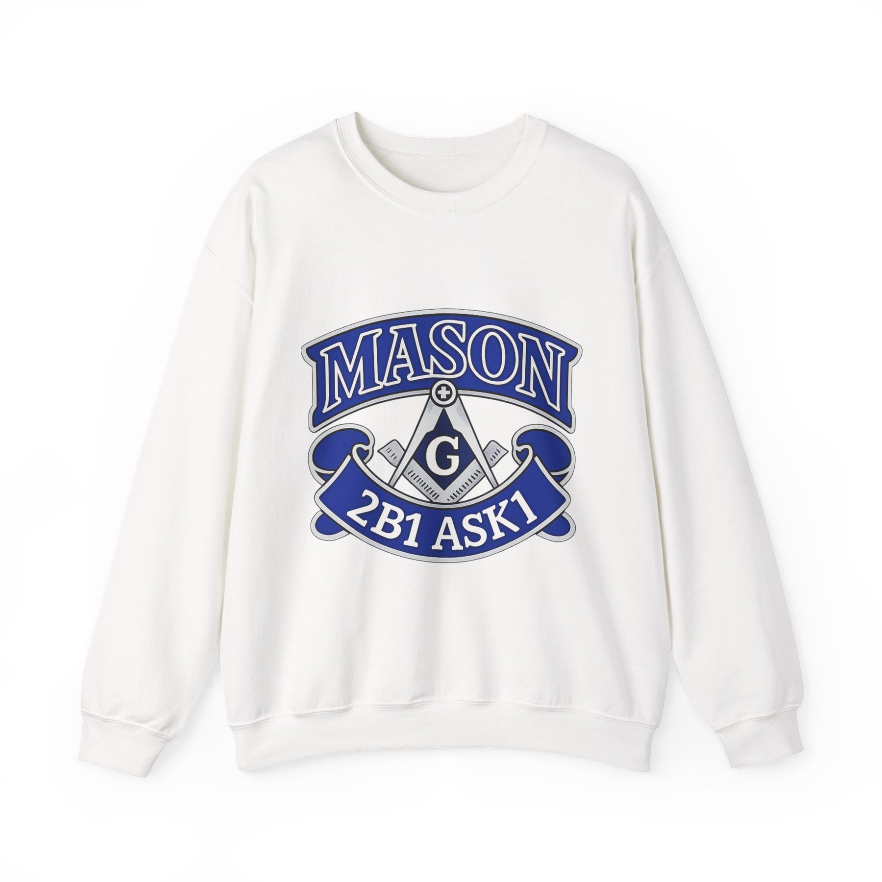 Master Mason Blue Lodge Sweatshirt - 2B1 ASK1 Square & Compass G