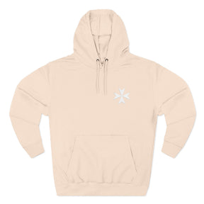 Order of Saint Lazarus Hoodie - Embroidered Chest Logo - Bricks Masons