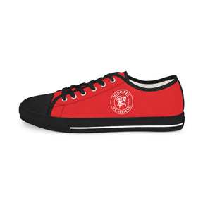 Heroines of Jericho Sneaker - Low Top Sneaker Black & White White Emblem - Bricks Masons