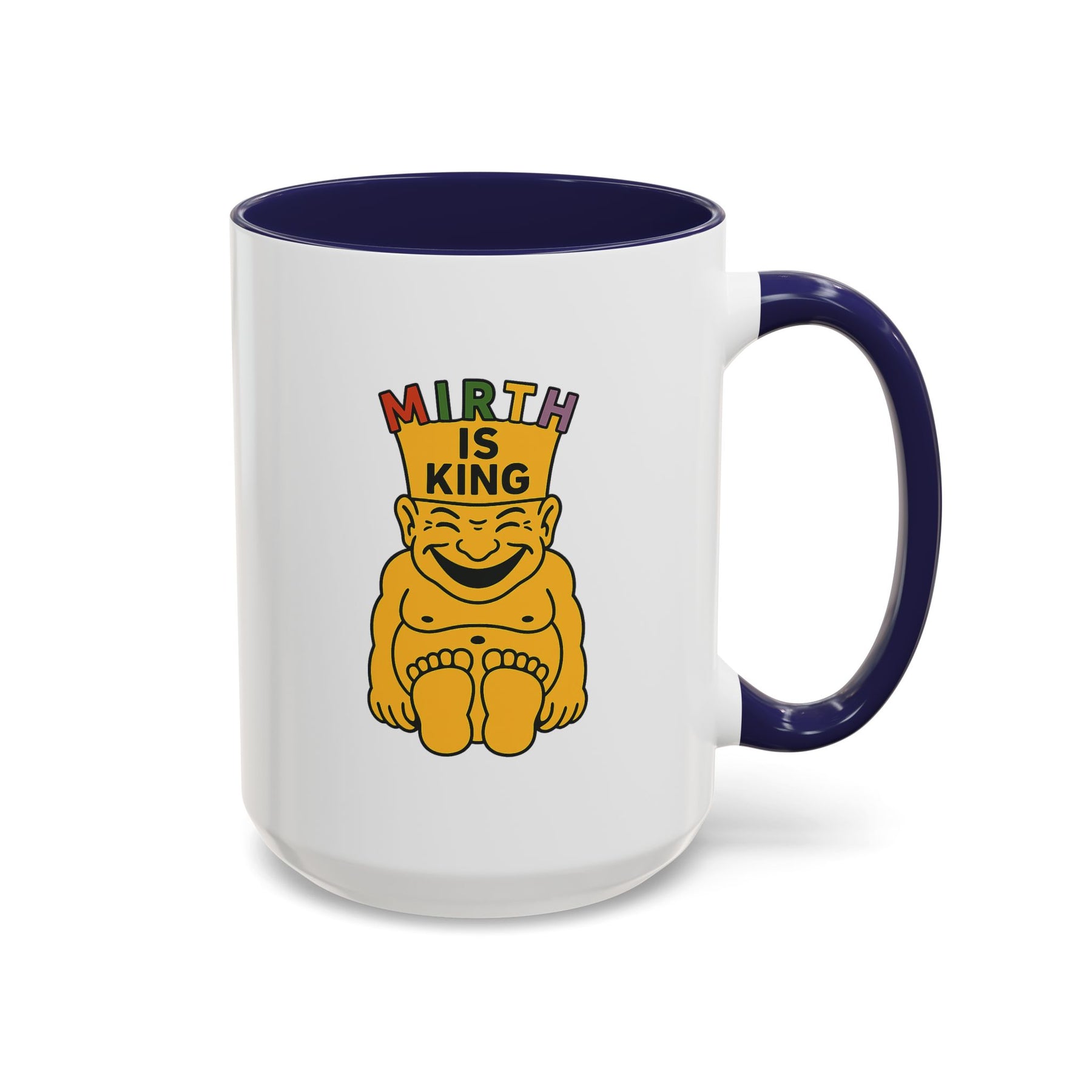 Royal Order of Jesters Mug - Mirth Is King Coffee Mug 11 & 15oz - Bricks Masons