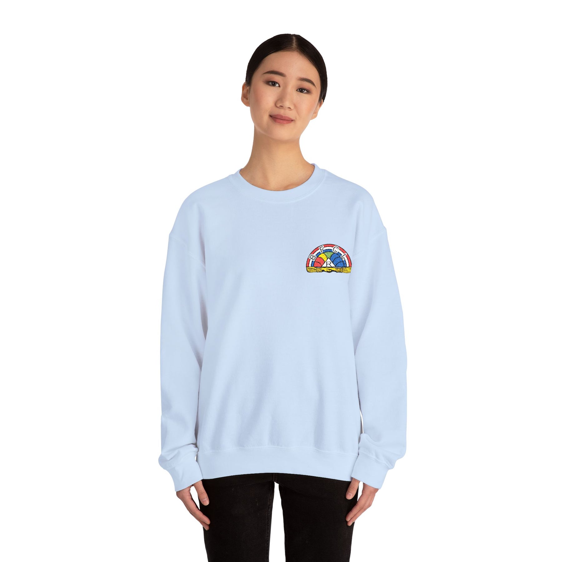 International Order of The Rainbow For Girls Sweatshirt - Crewneck Classic Fit - Bricks Masons