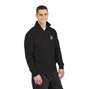 Order of Saint Lazarus Sweatshirt - Embroidered Crowned Shielded Cross - Bricks Masons