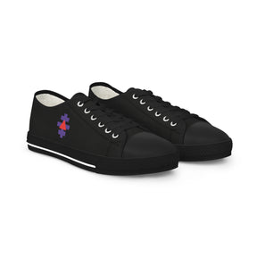 Knight Templar Priests Sneaker - Low Top Sneaker Black & White - Bricks Masons