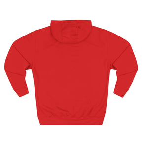 Red Branch of Eri Hoodie - Embroidered Chest Design - Bricks Masons