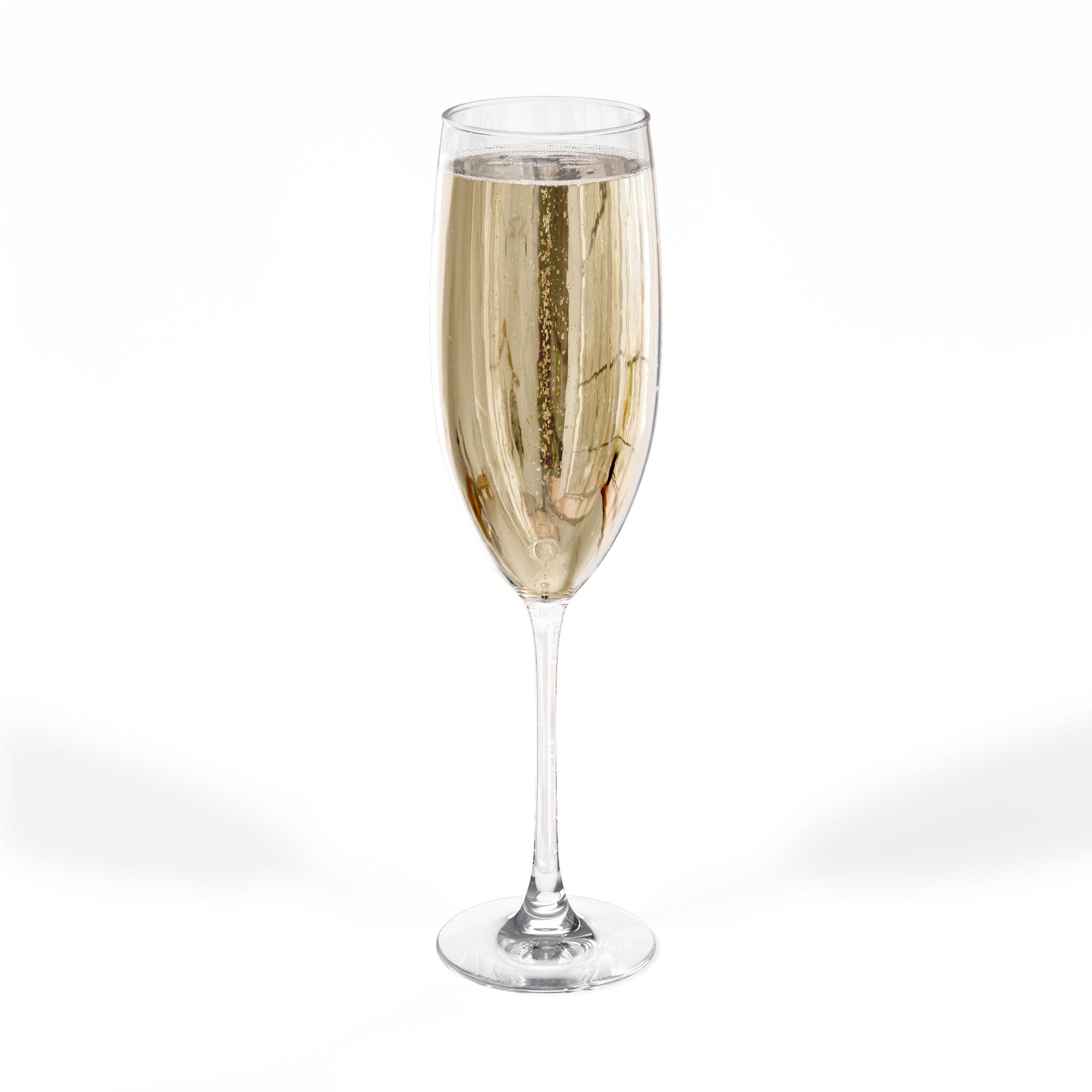 Master Mason Blue Lodge Champagne Flute - Square & Compasses G Emblem - Bricks Masons