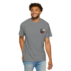 Master Mason Blue Lodge T-Shirt - Garment-Dyed Ohio Mason - Bricks Masons