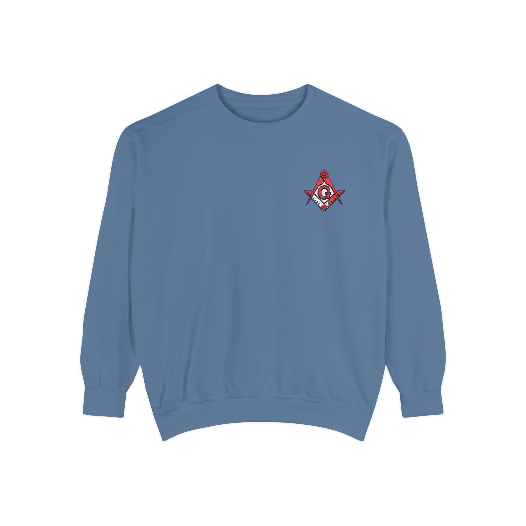 Master Mason Blue Lodge Canada Jurisdiction Sweatshirt - Embroidered S&C Canada Flag - Bricks Masons