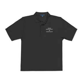 Master Mason Blue Lodge Polo Shirt - Embroidered Make Freemasonry Great Again - Bricks Masons