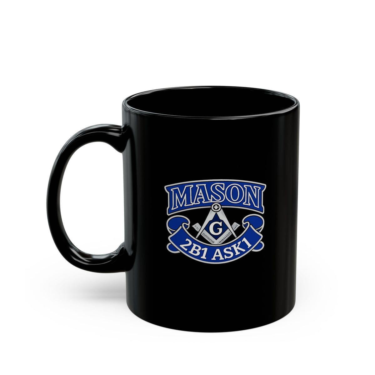 Master Mason Blue Lodge Mug -  2B1 ASK1 with Square & Compass G