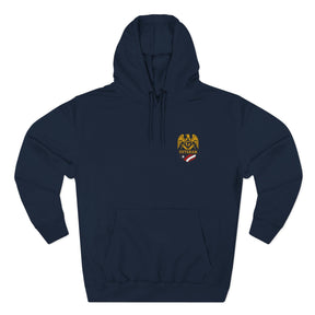 Master Mason Blue Lodge Hoodie - Veteran Mason Three-Panel Fleece - Bricks Masons