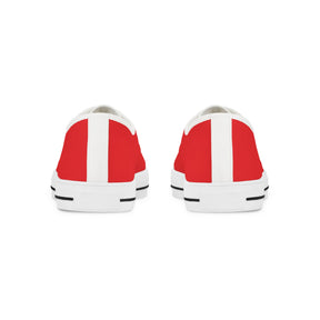 Heroines of Jericho Sneaker - Low Top Sneaker Black & White White Emblem - Bricks Masons