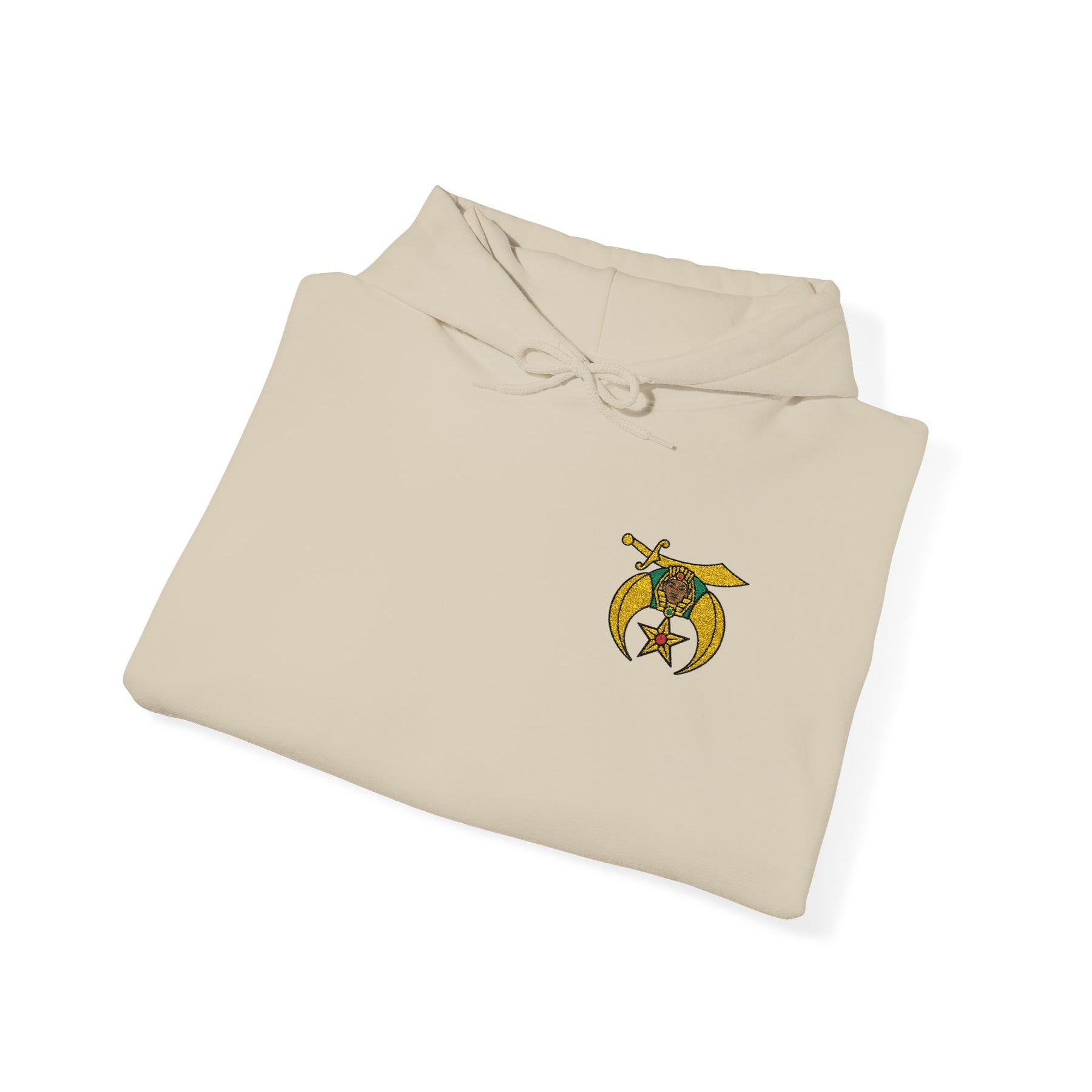 Daughters of Sphinx Hoodie - Soft Cotton Poly Blend Embroidered Front Design - Bricks Masons