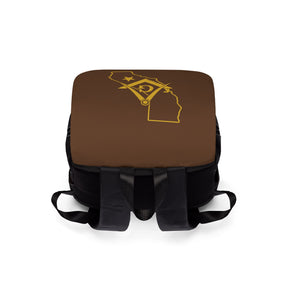 Master Mason Blue Lodge Backpack - California Mason With Multiple Compartments - Bricks Masons