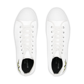The Order of the White Shrine of Jerusalem Sneaker - High Top Black & White - Bricks Masons