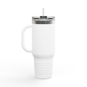 Master Mason Blue Lodge Ringneck Tumbler - Temple Scene with Square & Compass - Bricks Masons