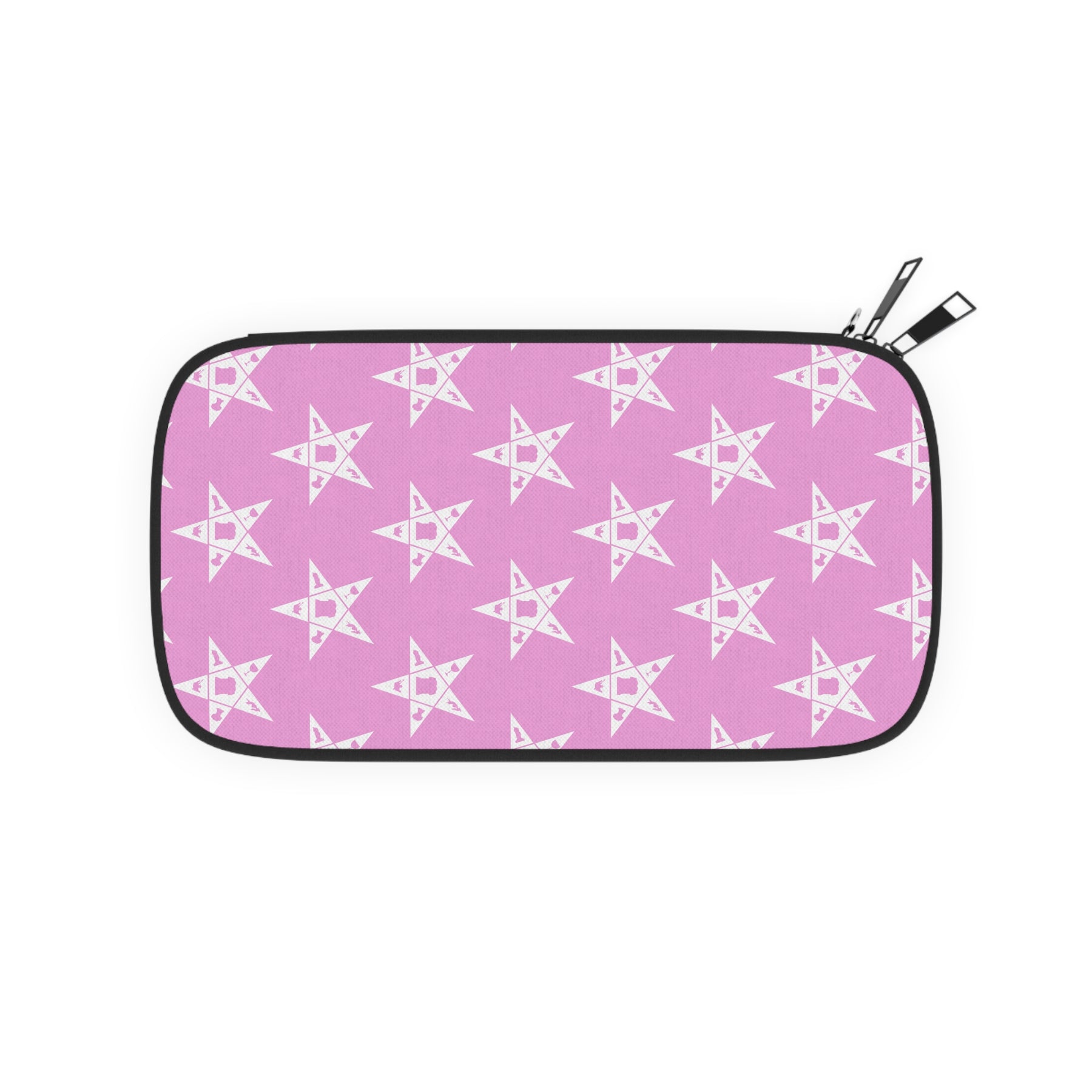 OES Passport Wallet - Pink With White Stars - Bricks Masons