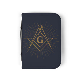 Master Mason Blue Lodge Bible Cover - Square & Compass G Various Sizes - Bricks Masons