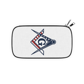 Master Mason Blue Lodge Passport Wallet - US Flag Square & Compass G - Bricks Masons