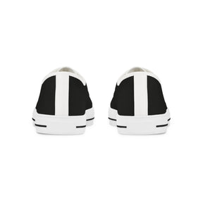 KYCH Sneaker - Low Top Sneaker Black & White Golden Emblem - Bricks Masons