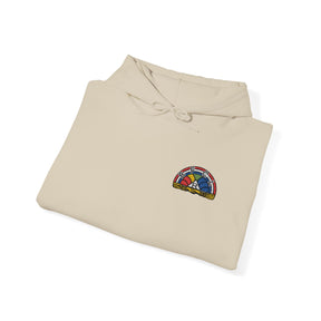 International Order of The Rainbow For Girls Hoodie - Soft Cotton Poly Blend Front Embroidery - Bricks Masons