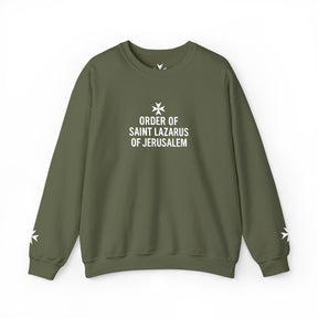 Order of Saint Lazarus Sweatshirt - Crewneck Signature Stitch - Bricks Masons