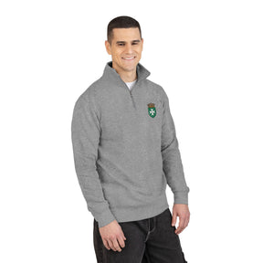 Order of Saint Lazarus Sweatshirt - Embroidered Crowned Shielded Cross - Bricks Masons