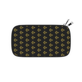 Master Mason Blue Lodge Passport Wallet - Gold Square & Compass Pattern - Bricks Masons