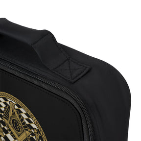 Master Mason Blue Lodge Lunch Bag - Faith Hope Charity Fully Insulated - Bricks Masons