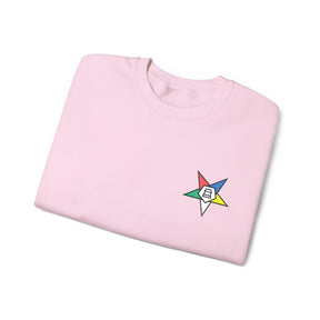 OES Sweatshirt - Crewneck Embroidered Emblem - Bricks Masons