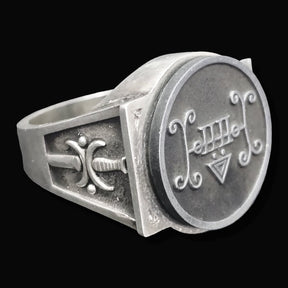 Ancient Israel Ring - Key of Solomon COUNT FURFUR - Bricks Masons