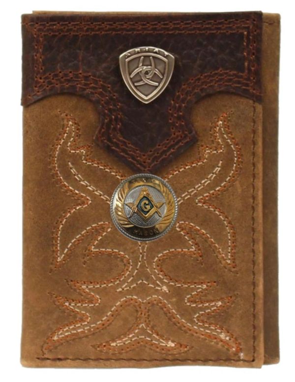 Past Master Blue Lodge Wallet - Ariat Premium Shield