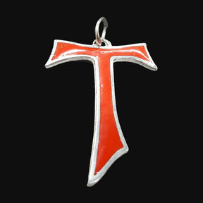 Templar Tau Cross Pendant in Silver 2.7 cm 4 g Art 202 - Bricks Masons