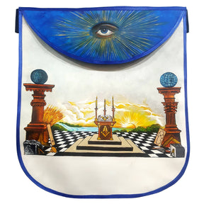 Hand-Painted Apron - Custom Scottish Rite