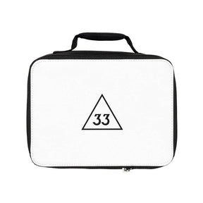 33rd Degree Scottish Rite Lunch Bag - Black & White