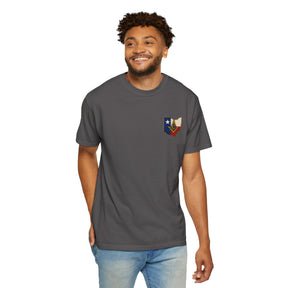 Master Mason Blue Lodge T-Shirt - Garment-Dyed Ohio Mason - Bricks Masons