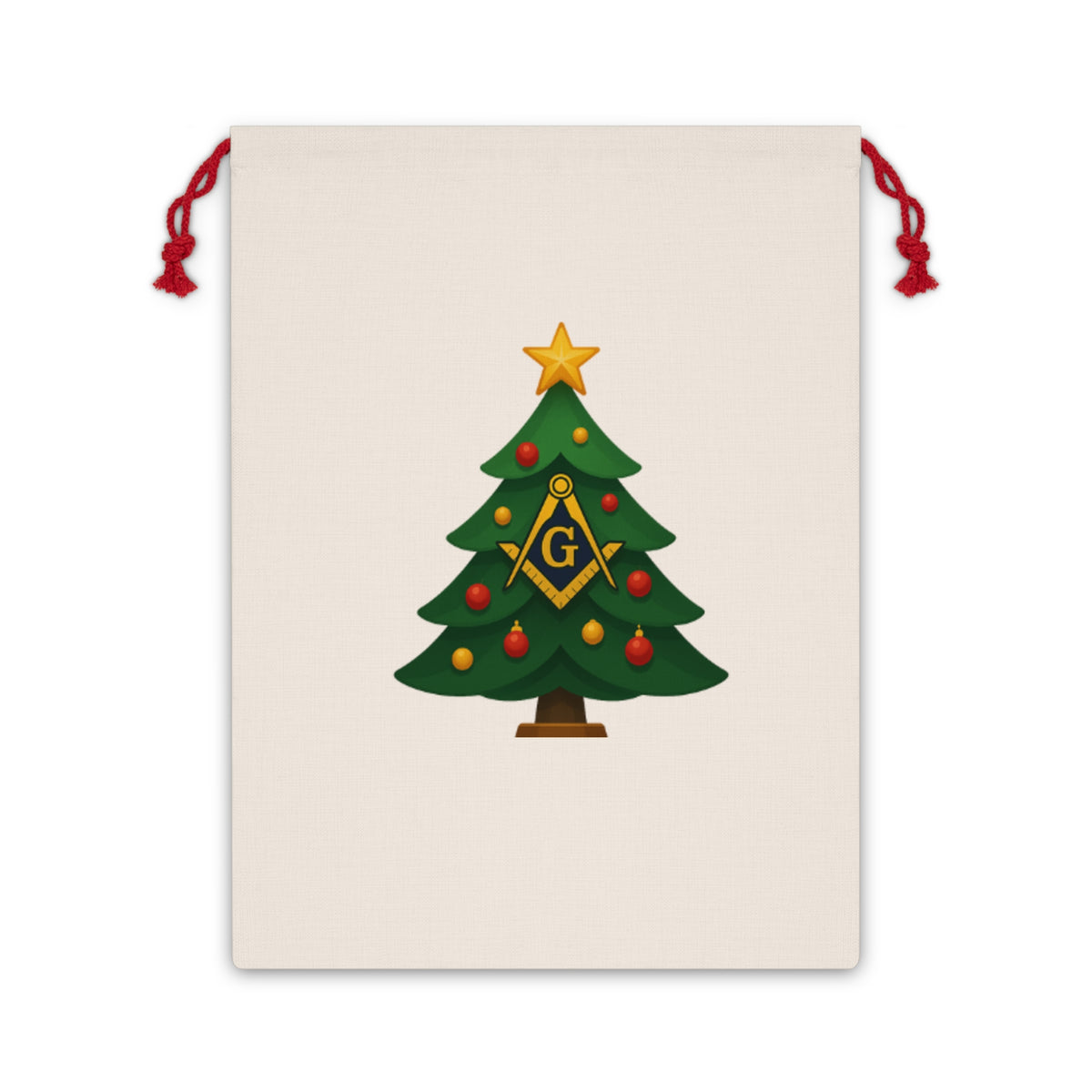 Master Mason Blue Lodge Gift Bag - S&C G Christmas Gift Sack - Bricks Masons