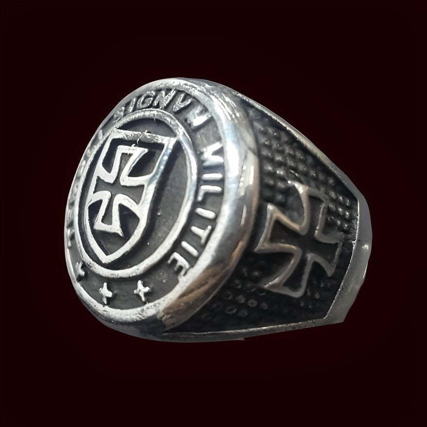 Templar Cross Ring in Silver 2 cm 21 g Art 275 - Bricks Masons