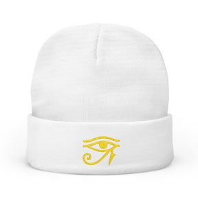 Ancient Egypt Beanie - Knit Embroidery Emblem - Bricks Masons