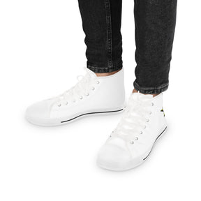 The Order of the White Shrine of Jerusalem Sneaker - High Top Black & White - Bricks Masons