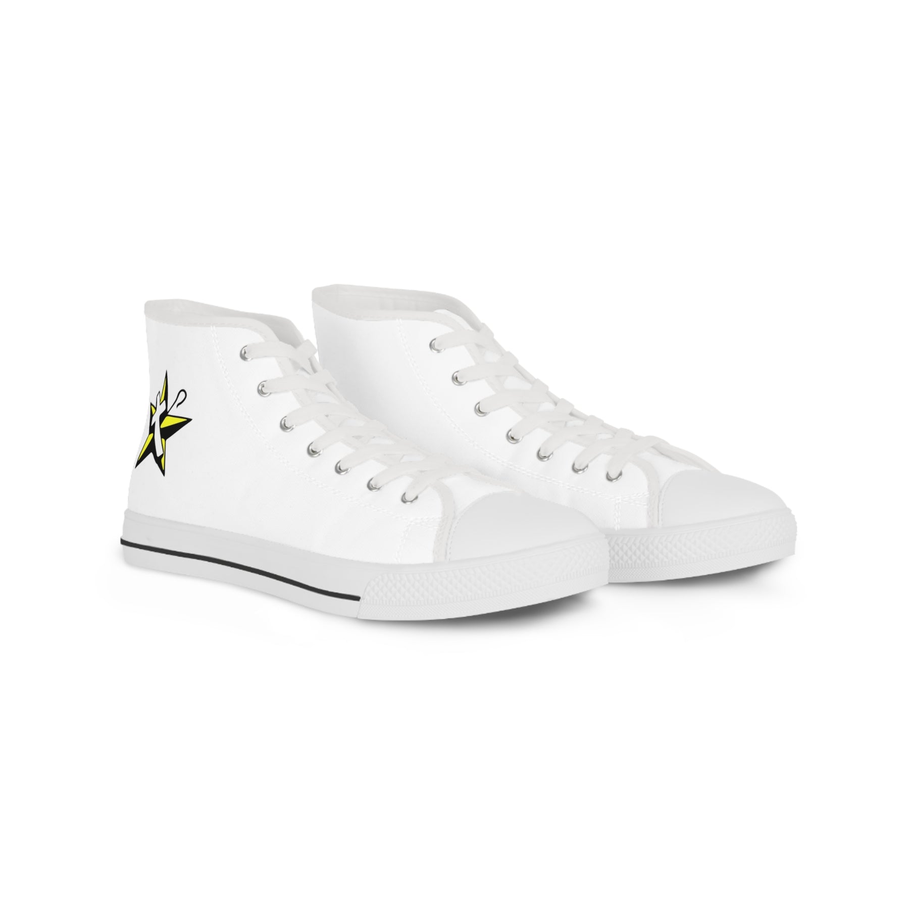 The Order of the White Shrine of Jerusalem Sneaker - High Top Black & White - Bricks Masons