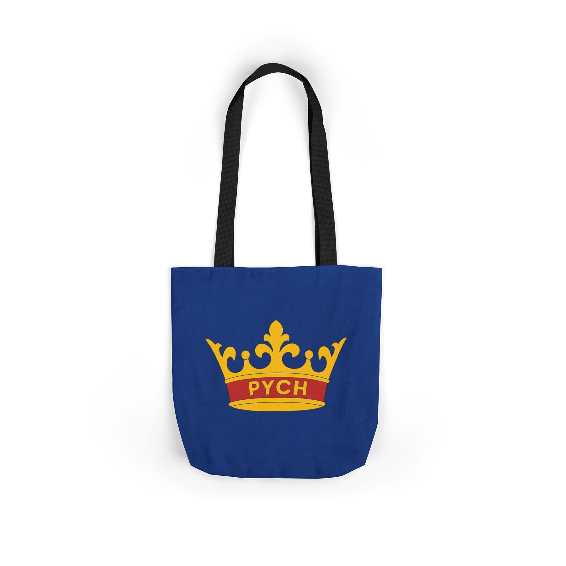 PYCH Tote Bag - Printed Blue Polyester - Bricks Masons
