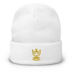 33rd Degree Scottish Rite Beanie - Wings Up Golden Embroidery - Bricks Masons