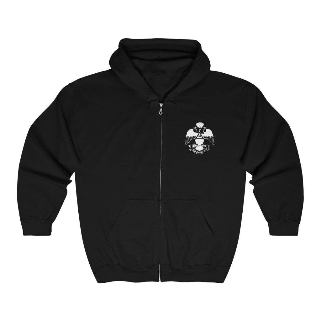 33rd Degree Scottish Rite Hoodie - Wings Down Various Colors - Bricks Masons